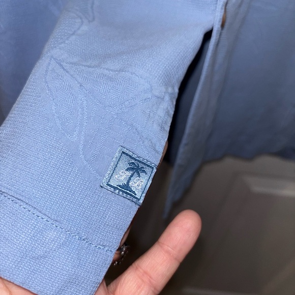 SILK 100% Tommy Bahama Short Sleeve Button Down SZ XL​ - Picture 5 of 7